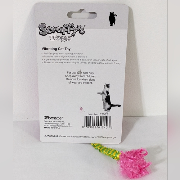 Scruffy's Vibrating Mouse Cat Toy, NWT - Picture 2 of 4